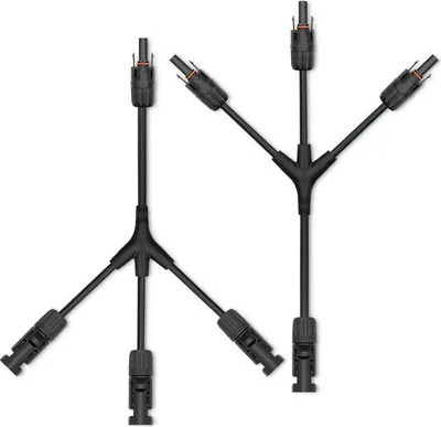 Produktbild von Qoltec Solarstecker | MC4 Stecker | Y-Typ | 1000V | 30A | Komplettset