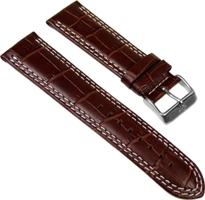 Produktbild von Ersatzband Leder dunkelbraun 24mm für s.Oliver SO-2202-LQ