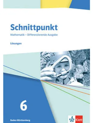 Obrázok produktu pre Schnittpunkt Mathematik 6. Lösungen Klasse 6. Differenzierende Ausgabe Baden-Württemberg