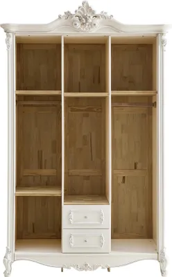 Produktbild von Kleiderschrank Schlafzimmer Echtholz Schrank Antik Stil Barock Rokoko Schränke