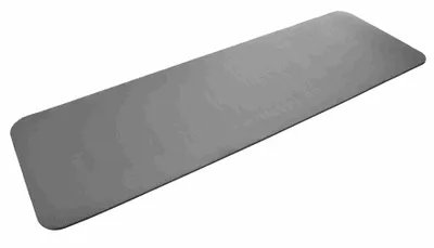 Produktbild von Schildkröt Fitnessmatte grau, 10 mm, 185 x 61 cm, Synthetikkautschuk, rutschfest, schweißabweisend, abwaschbar, weich, griffig, abriebfest, gute Dämpfung, für Gymnastik, Aerobic & Stretching.