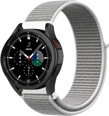 Produktbild von Strap-it Samsung Galaxy Watch 4 Classic 46mm Nylonarmband (Muschel)