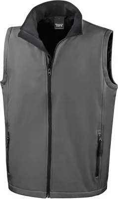 Image de Gilet/veste en Softshell pour homme Result Core RW3699 (4XL) (Anthracite/noir)