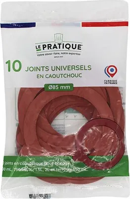 Image de Joints Universels Pour Bocaux ø85 Mm Sachet De 10 - Le Pratique