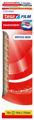 Productafbeelding van tesa Klebeband transparent 57370 15 mm x 10 m (10 Stück)
