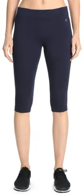Image de Legging capri pour femmes Danskin, couleur marine (bleu marine), taille M