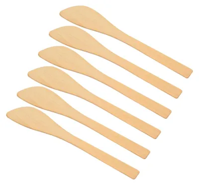 Produktbild von 6er-Set Buttermesser aus Holz - Buttermesser 6-teilig