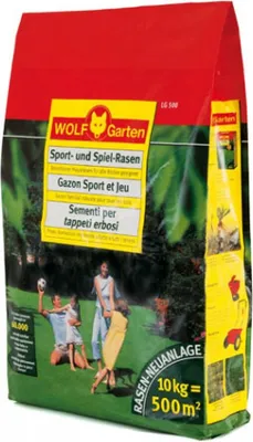 Produktbild von Wolf-Garten Sport- und Spielrasen Samen LG 500, 372021