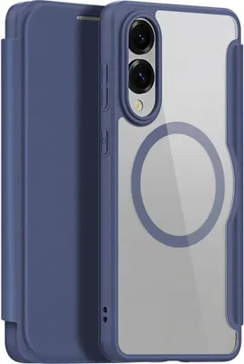 Produktbild von Handyhülle mit Klappe für Galaxy S25 Edge, Dux Ducis Skin X Pro, Dunkelblau