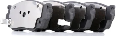 Produktbild von RIDEX 402B0650 Bremsbeläge Satz Vorne für MAZDA 323 F VI (BJ) PREMACY (CP) BT-50 (CD, UN) 626 V Hatchback (GF) 626 V (GF)
