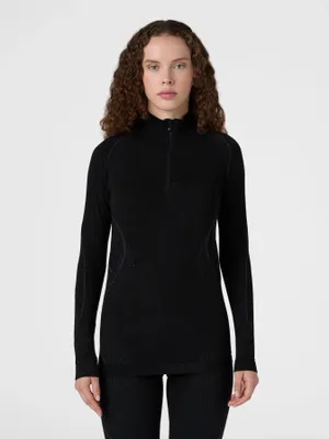 Immagine prodotto di UYN Canotta da donna Evolutyon Biotech UW, modello LG_SL, con zip, colore nero, taglia L/XL