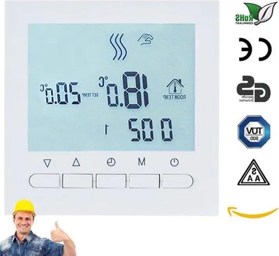 Image de Thermostat intelligent pour poêles à gaz avec écran LCD - Utilisation simple - Programmable