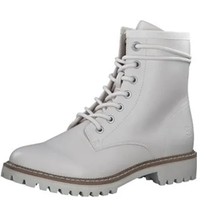 Produktbild von s.Oliver Damen Stiefelette Combat Boot Schnürung 5-25237-29, Größe:38 EU, Farbe:Beige