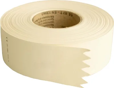 Produktbild von Dalsys Fugendeckstreifen mit Falzrille aus Papier Weiß 75m, 20 Rollen, Fugenband, Bewehrungsstreifen zum Verspachteln von Gipskartonplatten, rissfest