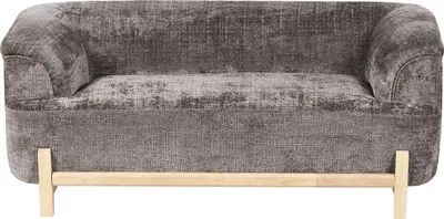 Produktbild von BELIANI 2-Sitzer Sofa Braun Chenille Stoffbezug mit Breiten Armlehnen Holzbeine Dicke Nähte Freistellbar Modernes Design Wohnzimmer Polstersofa