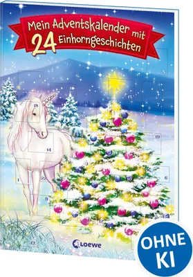 Produktbild von Mein Adventskalender mit 24 Einhorngeschichten