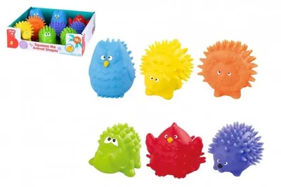 Image de Petite balle en forme d'animal, en caoutchouc souple, 6-8 cm, à partir de 18 mois