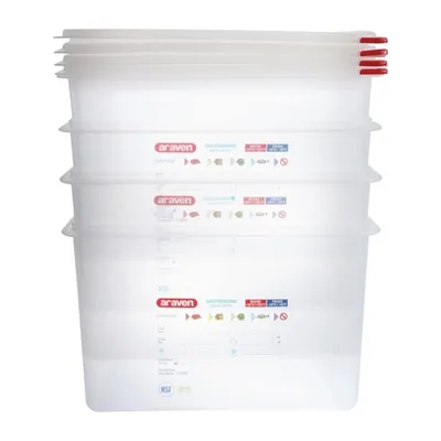 Image de Conteneurs de stockage Araven GN1/1 28L (4 pièces)