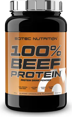 Produktbild von Scitec Nutrition 100% Beef Protein 900g Mandel-Schokolade