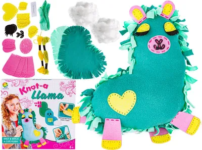 Produktbild von Kreatives Nähset Gesticktes Kissen Plüsch Maskottchen DIY LAMA