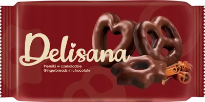 Obrázek produktu pro Pierniki w czekoladzie Delisana 400 g