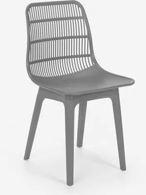 Immagine prodotto di Sedia in polipropilene per cucina, bar, ristorante, giardino moderno Bluetit - Grigio