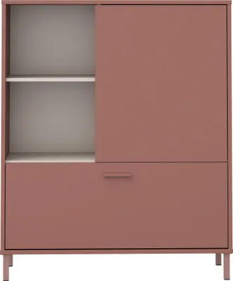 Produktbild von Kommode >MILLES< in Terrakotta - 103,9x124,8x41,5cm (BxHxT)