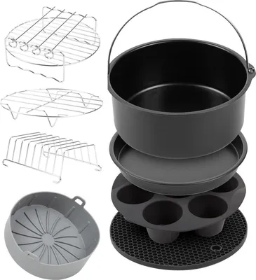Immagine prodotto di Set di accessori da 8 pezzi per friggitrice ad aria