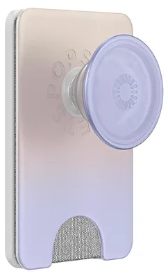 Zdjęcie produktu dla PopSockets, uchwyt PopWallet MagSafe z wbudowanym schowkiem na karty, fioletowy