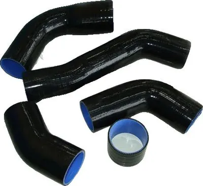 Immagine prodotto di Tubo in silicone per intercooler turbo, resistenza alle alte temperature, flusso d'aria migliorato, nero