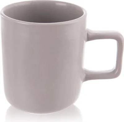 Produktbild von Keramikbecher, Grau, 380 ml, spülmaschinen- und mikrowellengeeignet