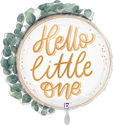 Obrázek produktu pro Fóliový balónek Hello Baby Eukalyptus 62 x 65 cm