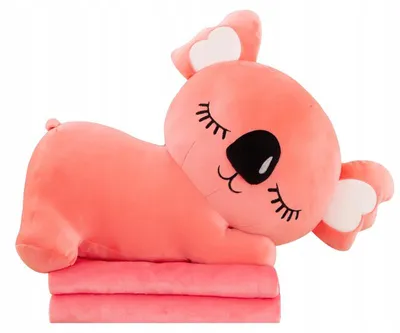 Produktbild von Granda Koala Kuscheltier mit Decke Rosa 3-in-1 Geschenk