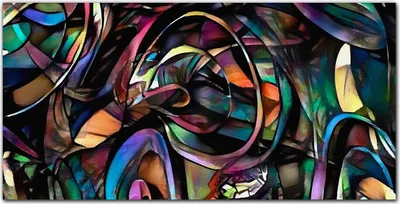 Produktbild von Coloray - Bild aus Glas - 120x60 cm - wohnzimmer glasblock mit bild wanddekoration gehärtetes Glas Dekoration Küche - buntes Mosaik