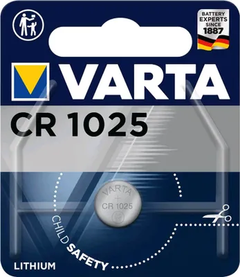 Produktbild von VARTA Lithium Knopfzelle "Electronics" CR1025 3,0 Volt