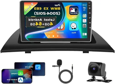 Obrázek produktu pro Autorádio pro BMW X3 - Multimediální přehrávač - Autorádio s Android Auto - Bezdrátové CarPlay - Dotykové autorádio