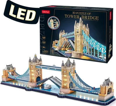 Obrázok produktu pre CubicFun Tower Bridge, 222 kusov, Budovy, 10 rok / roky