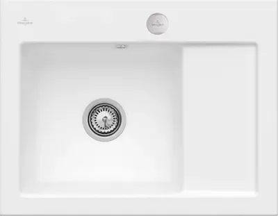 Produktbild von Villeroy & Boch Keramikspüle 331202RW, Subway 45 Compact Einbauspüle - inkl.