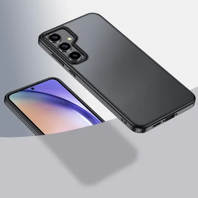 Image de Coque de téléphone portable ultra-résistante pour Samsung Galaxy A55, en TPU et PC, avec bords renforcés
