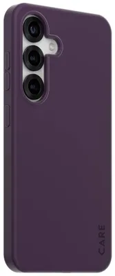 Productafbeelding van CARE Stijlvolle hoes, pruimpaars, compatibel met Galaxy S25 (met QI-opladen)