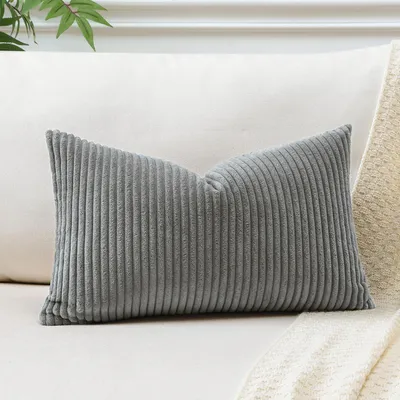 Obrázok produktu pre Poťah na vankúš, 40x60 cm, sivý, 1 kus