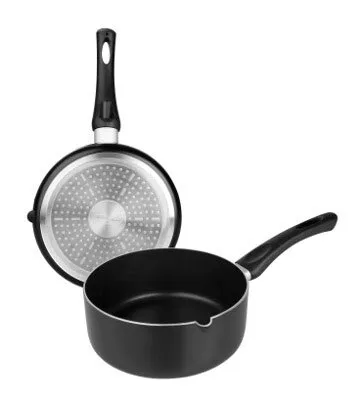 Produktbild von Ibili Saucepan ALU Induction Kasserolle, Aluminium, 12 cm Durchmesser, Induktionsherd-geeignet, Antihaftbeschichtung