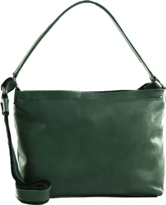 Produktbild von HAROLD'S Leder Umhängetasche Schultertasche Caugio Shoulderbag Green dunkelgrün