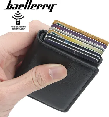 Produktbild von RFID NFC Blockierung Kartenhalter Kartenetui Schutz Kredikarten Bankkarten von baellerry