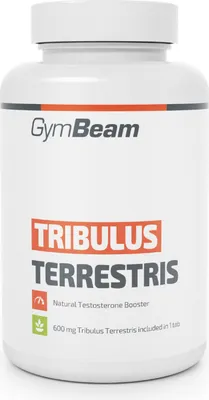 Obrázok produktu pre GymBeam Tribulus Terrestris - silný rastlinný extrakt, zvyšuje testosterón a rast svalov, 1200 mg na dennú dávku, 90% steroidných saponínov, prírodná steroidná alternatíva pre športový výkon