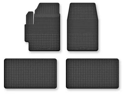 Zdjęcie produktu dla Dywaniki gumowe do Renault Espace III 1996-2002 (minivan) – 4 szt., czarne, dobierane – Wielganizator Semi-Universal