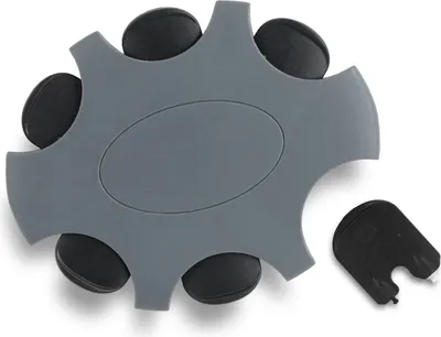 Produktbild von JB White 6 Stück ProWax MiniFit Cerumenfilter für Hörgeräte kompatibel mit Oticon, Bernafon und Auditio Hörgeräten, Disk mit 6 Werkzeugen und 6 Filtern, schwarz