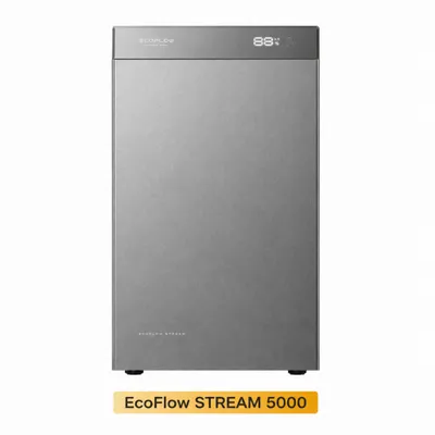 Produktbild von EcoFlow STREAM 5000 5 kWh Speicher für Balkonkraftwerk, Plug & Play Solarsystem, 10000 Zyklen, 5000W Solareingang (4 MPPT), 3000W AC-Anschluss 0% MwSt