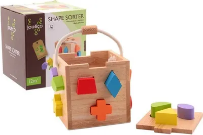 Obrázek produktu pro Dřevěná vkládačka Kostka 13ks 12m+