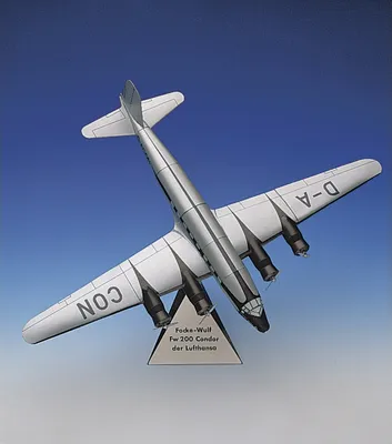 Produktbild von Schreiber-Bogen Modellbau Focke Wulf Fw 200 Condor